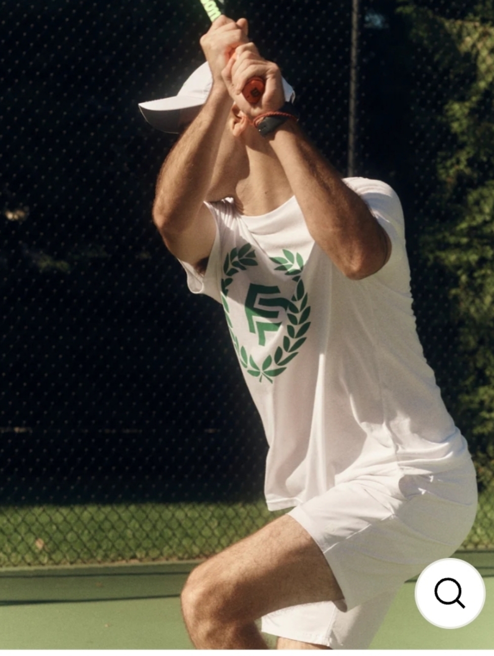 Men's Advantage Short (Lined) in White - Picture 9 of 12